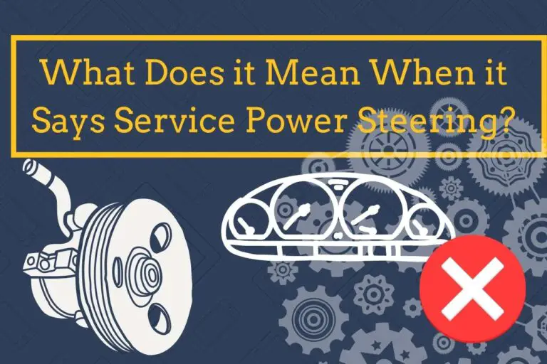 What “Service Power Steering” Message Means: Troubleshooting